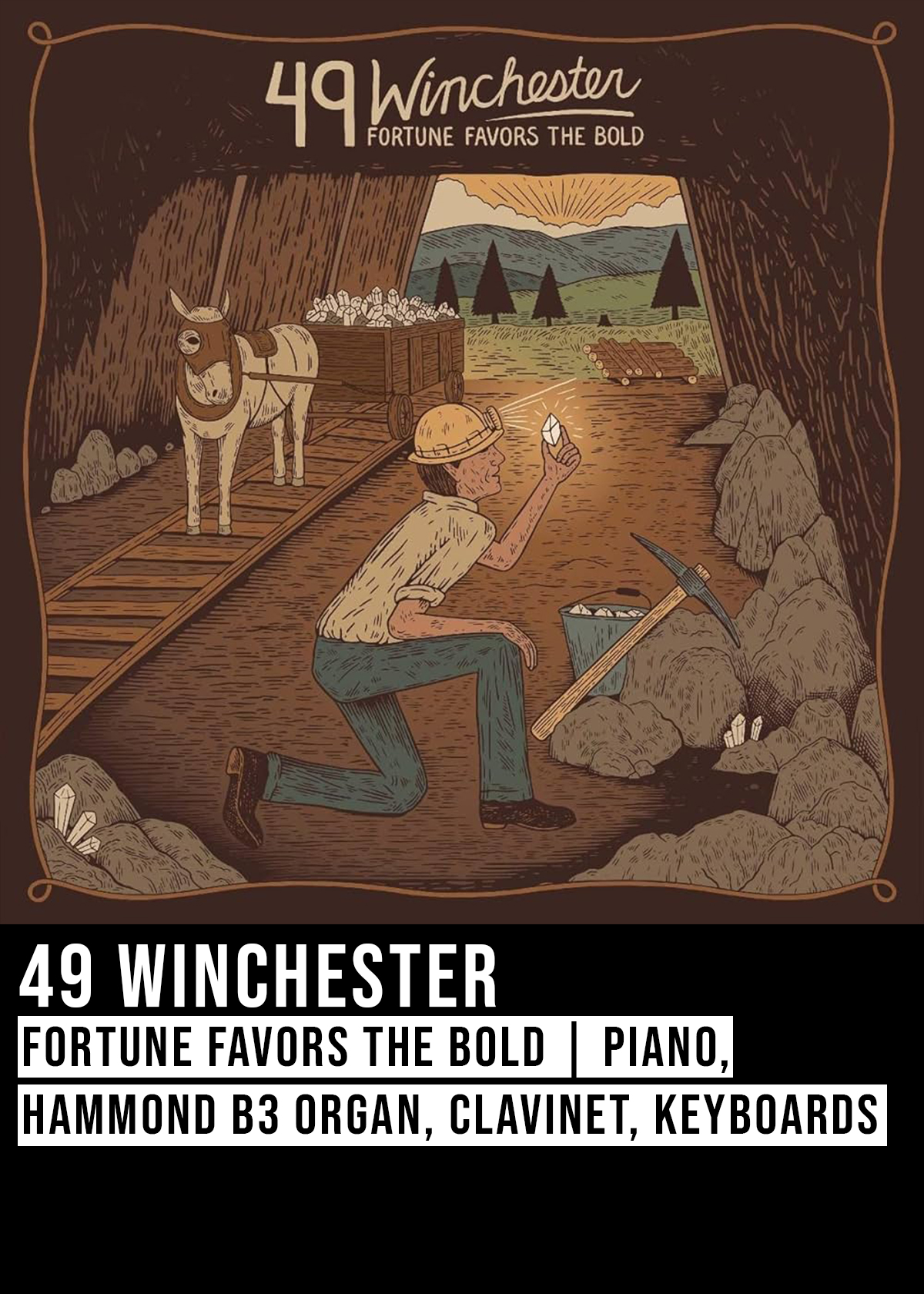 49 Winchester Don Eanes Organ Hammond B3 Piano Clavinet Floyd Fest Fortune Favors The Bold